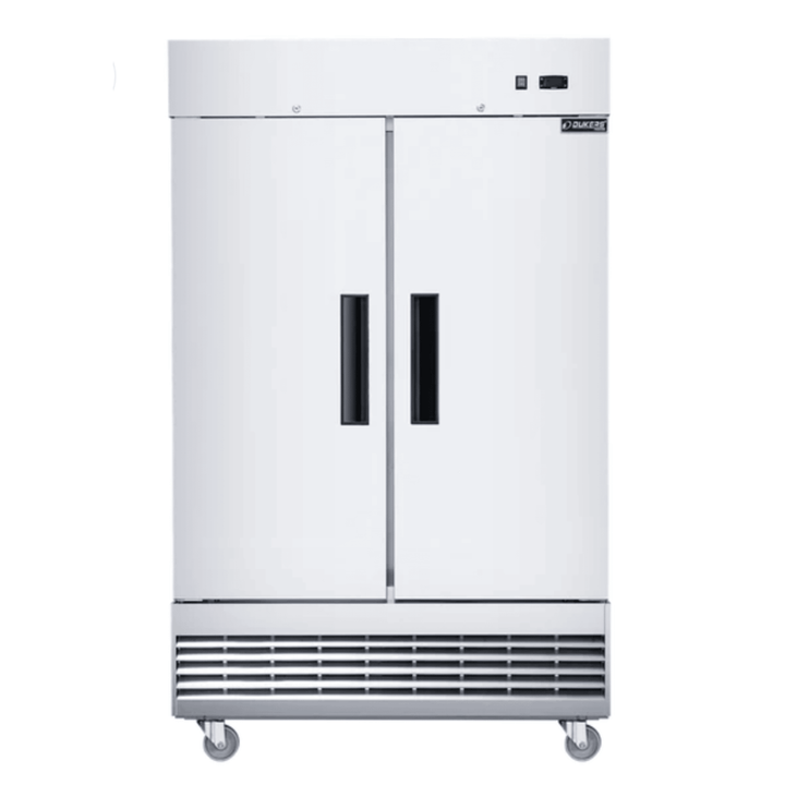 Dukers D47ER 47" Compact 2-Door Commercial Reach-In Refrigerator – Bottom Mount, Stainless Steel, 1/2 HP