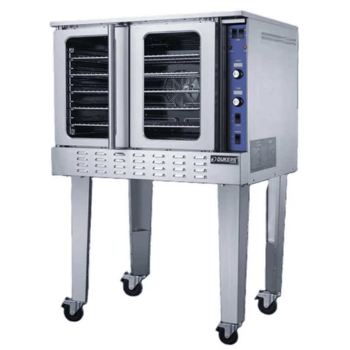 Dukers DCCOG1 Single Gas Convection Oven – 54,000 BTU, Stainless Steel, Commercial Grade