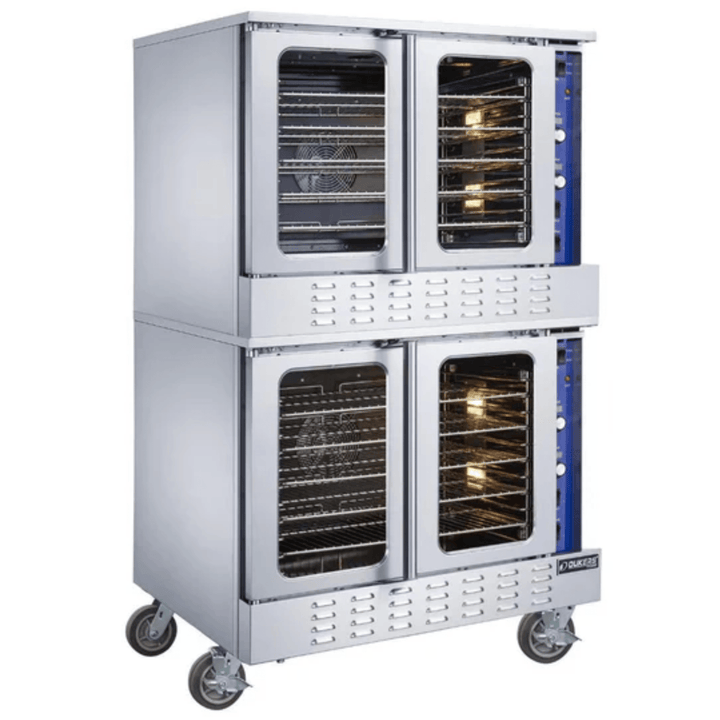 Dukers DCCOG2 Double Commercial Convection Oven – 108,000 BTU, Stainless Steel, Natural Gas/Propane Compatible