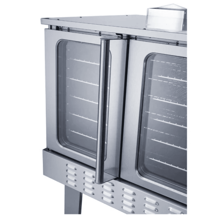 Dukers DCCOG2 Double Commercial Convection Oven – 108,000 BTU, Stainless Steel, Natural Gas/Propane Compatible