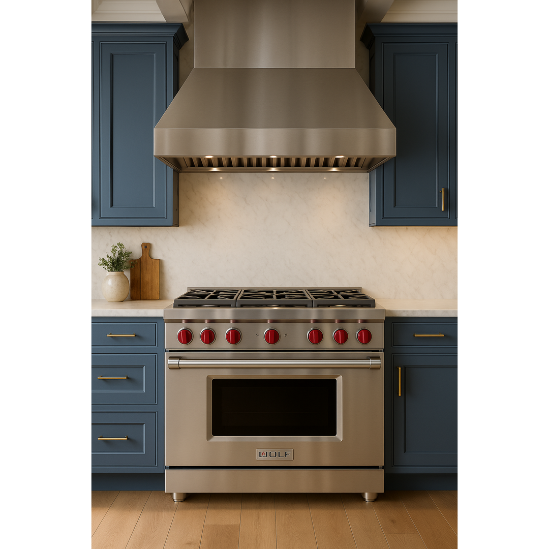 Wolf GR366 36" Freestanding Gas Range | 6 Burners, Convection